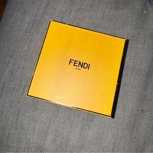 ✨ Authentic FENDI Yellow Bracelet Jewelry Box — Collector Luxury Packaging ✨